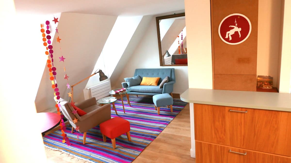 On the rooftops...quiet and comfortable.