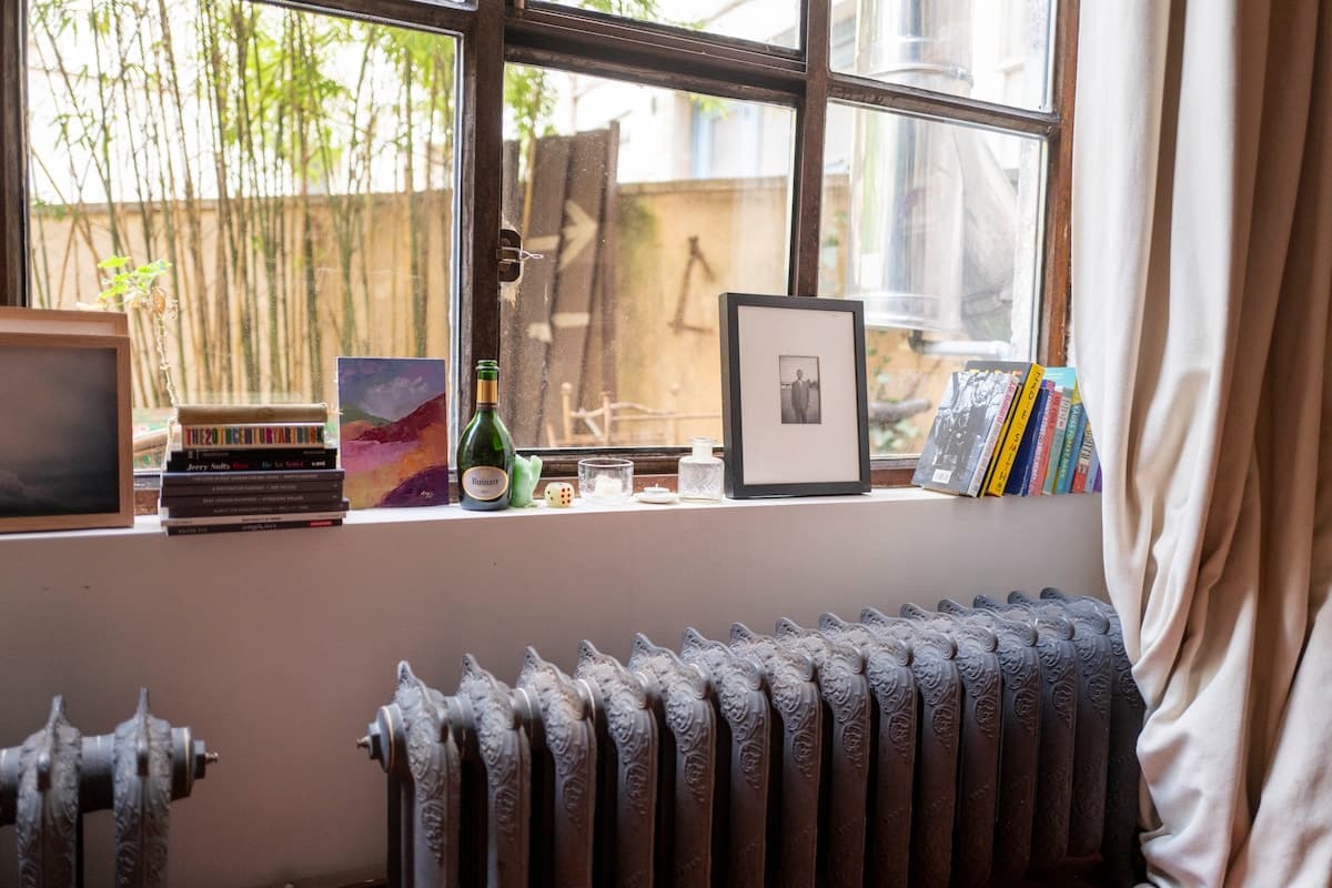 Magic loft in a private green courtyard