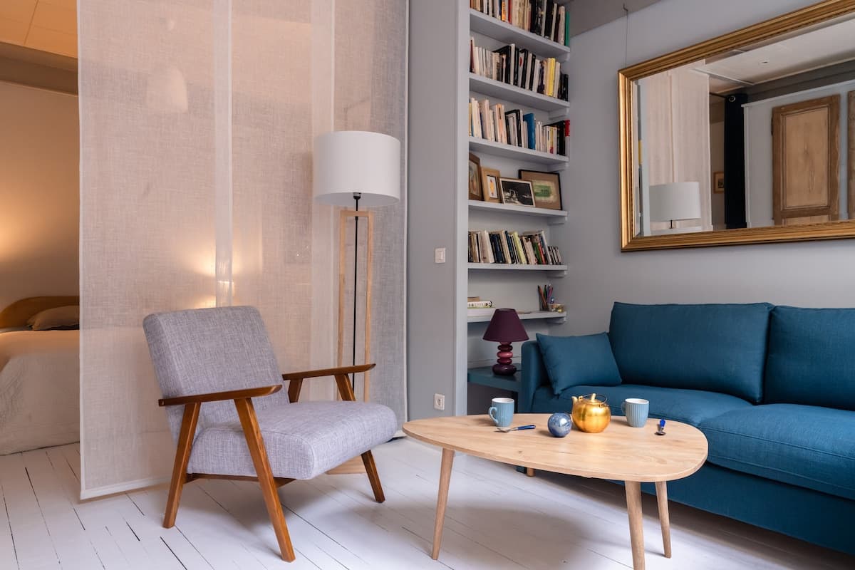 Bastille, a loft with a garden.