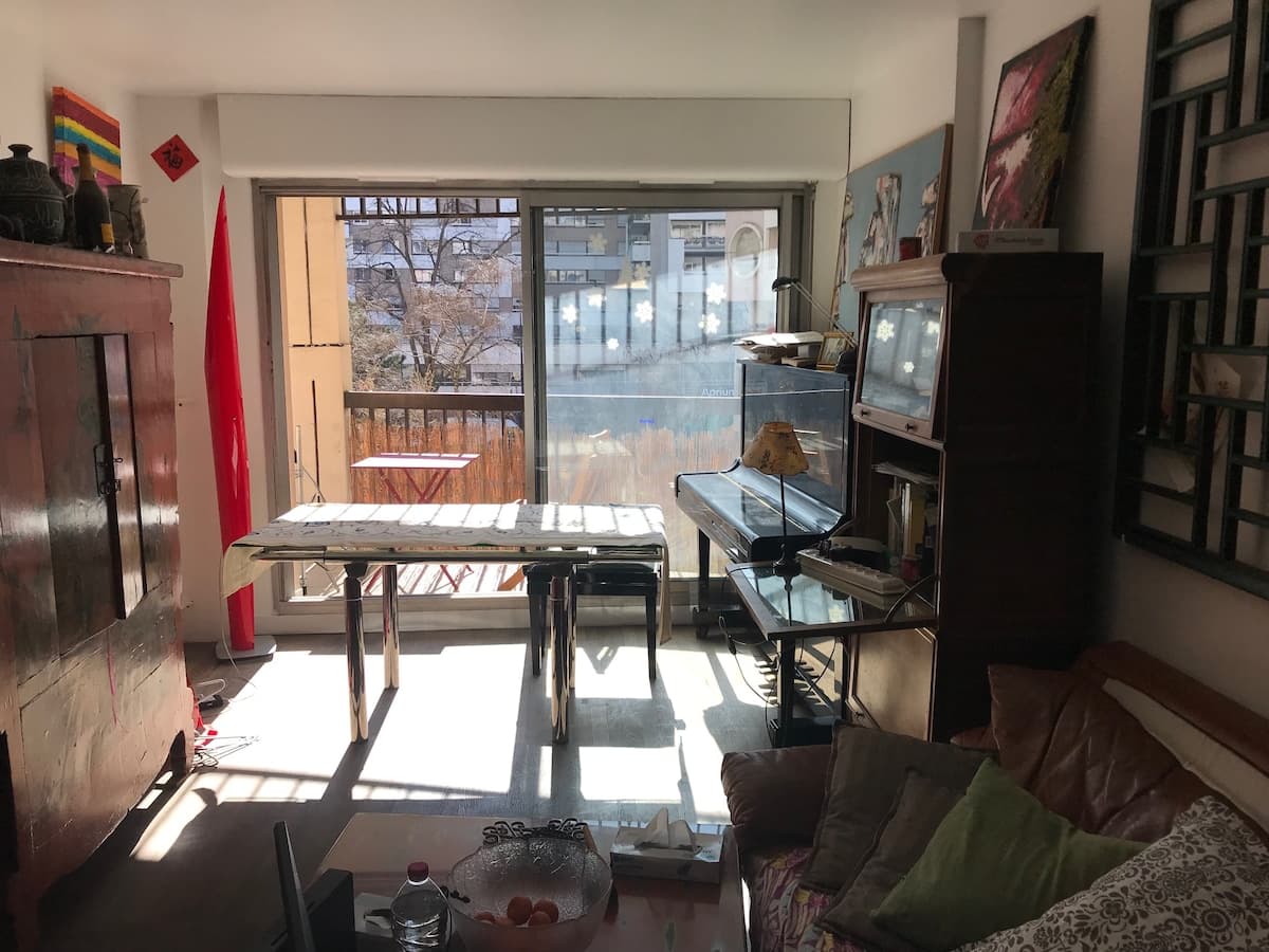 Paris 2single beds, balcony, garden